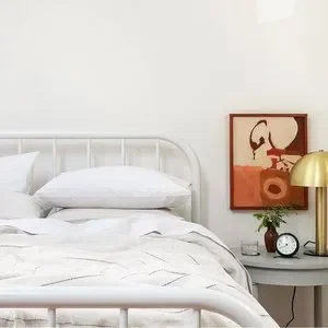 Schoolhouse Cotton Pinstripe Blanket - Thumbnail 3